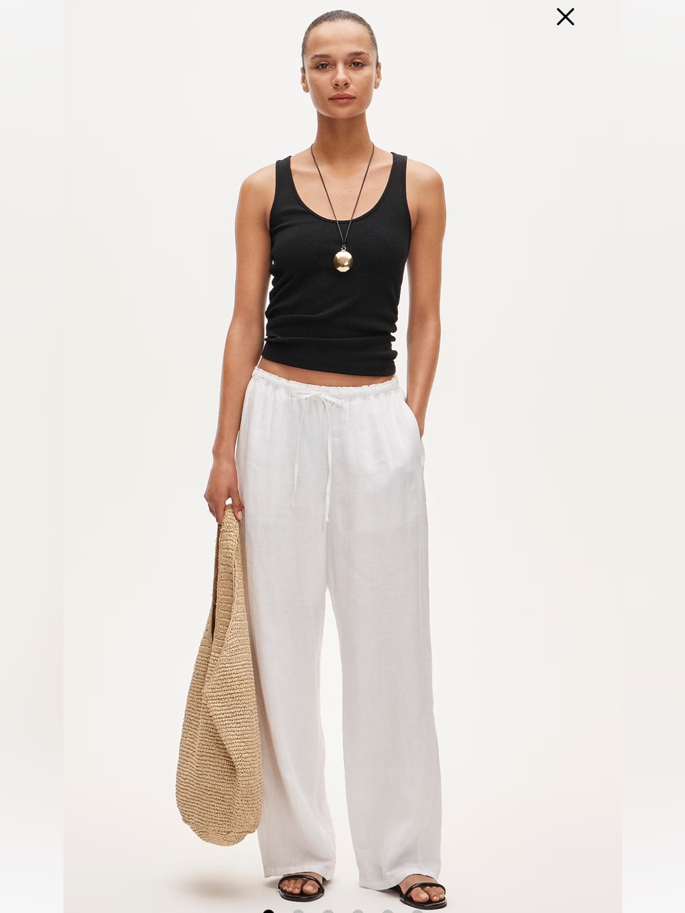 J. Crew Soleil Pant in Linen